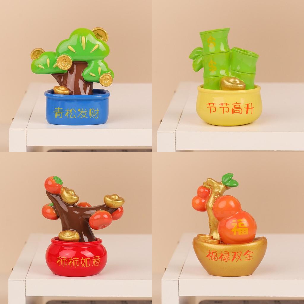 Style Resin Prosperity Tree Desktop Decor For Office Gift Ideas
