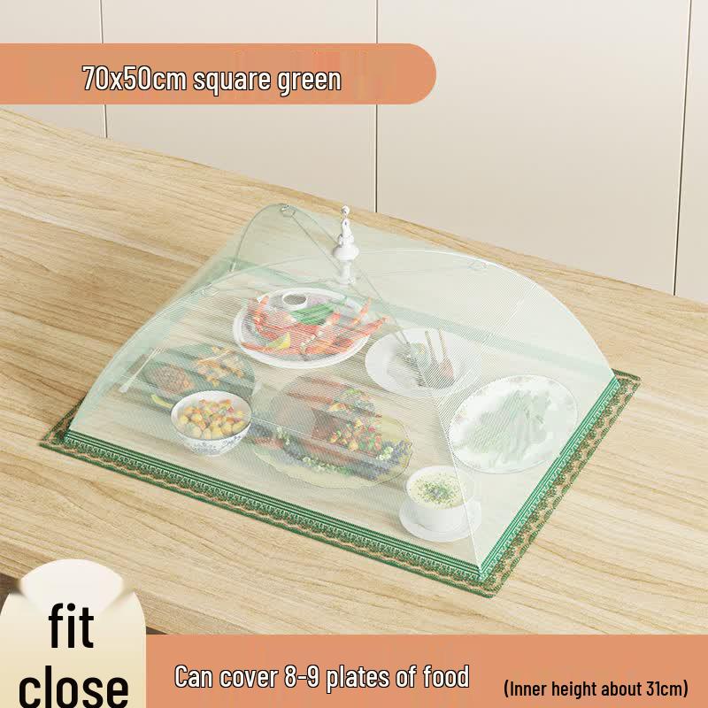 Foldable Rectangular Mesh Food Cover Set