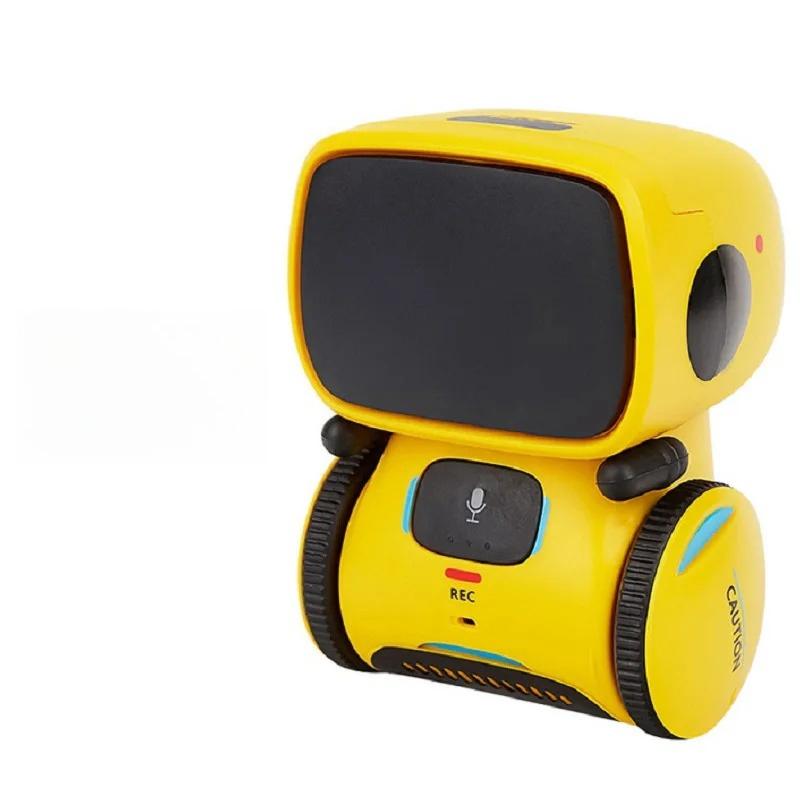 

Multilingual Interactive Robot Toy with Voice Control, Emotional AI, and Family Bonding Functions жовтий