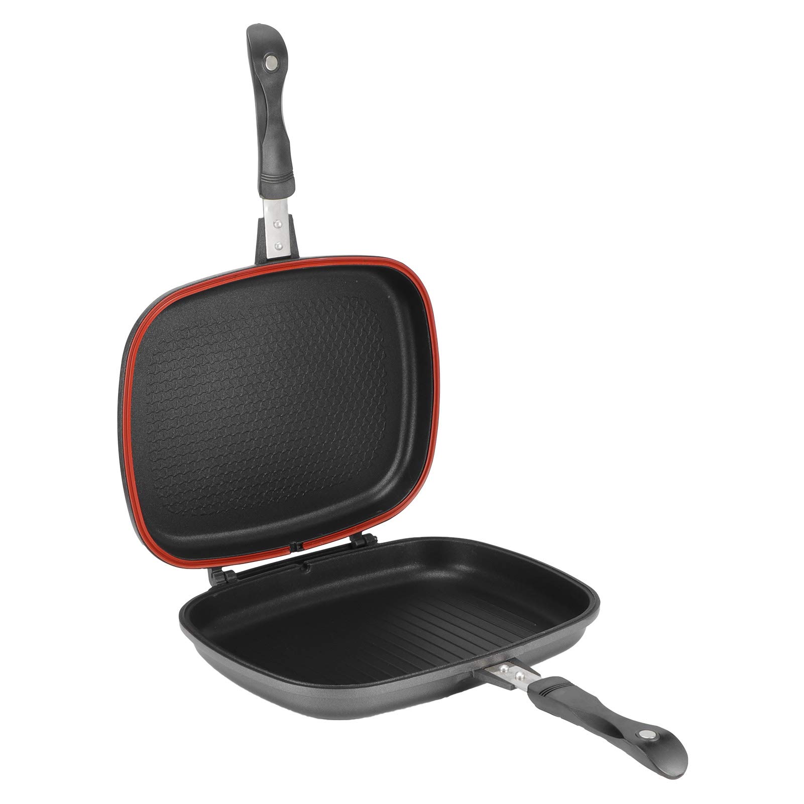 

Happy Call Double-Sided Frying Pan with Anti-Scald Handle, Perfect for Lunch Boxes, Egg Pans, and Home Kitchen Use