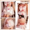 Sexy Nurse Uniform Suit No Temptation Cosplay Lingerie Backless Nightclub Passion Suit