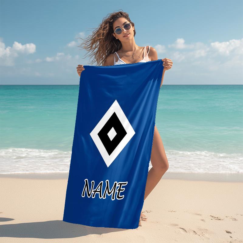 Personalized "Juventus FC Logo Art" Beach Towel Microfiber Beach Towel Thin Absorbent for Beach Swimming Yoga Bath Sports. 0910121