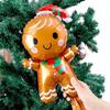 Practical-60PCS Christmas Balloons Aluminum Foil Small Balloon Xmas Tree Gingerbread Man Santa Birthday Party Holiday Decora