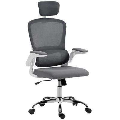 Mesh Back Office Chair, with Lumbar Support - Charcoal Grey