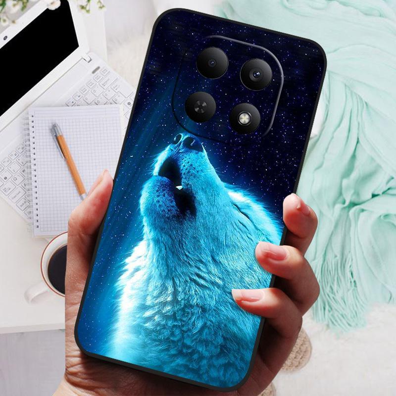 For Xiaomi Redmi Note15 5G Case Lion Wolf Painted Silicone Soft Back Cover For Redmi Note 15 Pro Plus pro+ Phone Case Shell