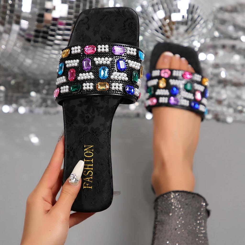 Dames Slippers Nieuwe Zomer Slides Dames Platte Slippers Luxe Sandal Designer Schoenen Dames Buiten Strand Zapatos De Mujer