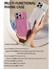 Samsung S26 Ultra Coin Purse Phone Case with Wrist Strap - Fits S25 Plus, S20 Models