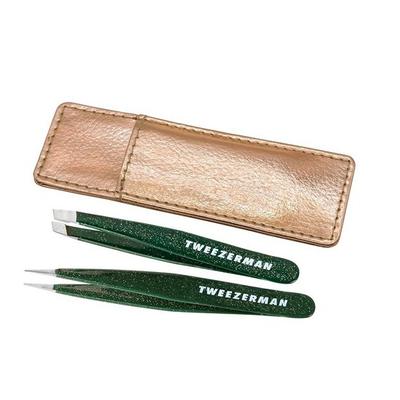 Tweezerman Enchanted Garden Mini-Pinzetten-Set – Augenbrauenpinzette für Damen und Herren