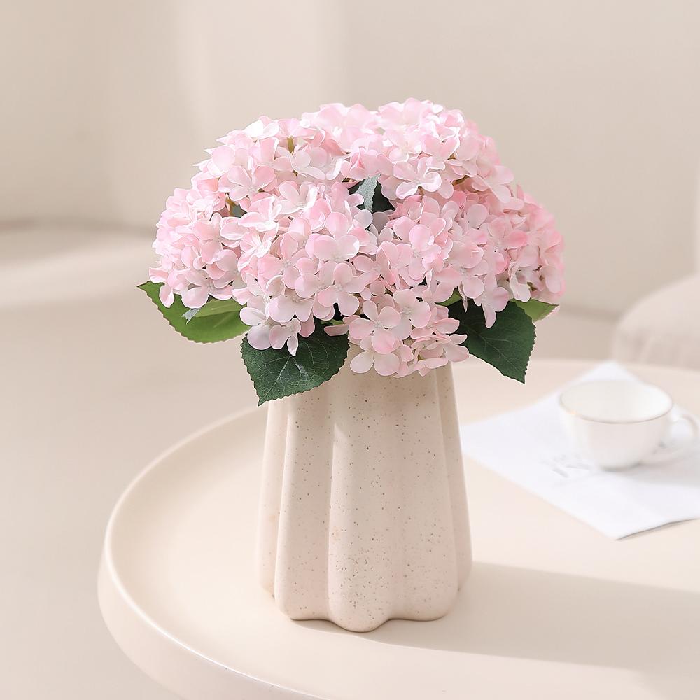 1 Stück Hortensie Künstliche Blumenstrauß 39CM Kunstblume für Heimdeko Garten Hochzeitsdekoration Party DIY Blumenarrangement