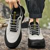 Men's Premium Leather Sneakers Comfortable Gym Shoes Non-Slip Jogging Training Shoes 2025 New Men Flats Walking Shoes