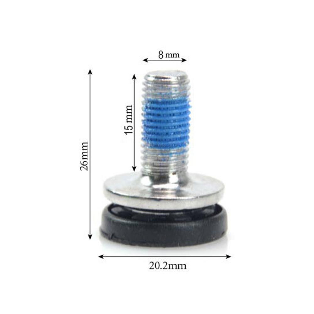Mountain Bike Square Hole Bottom Bracket Screw Crank Arm Bolts Bike M8 Screw Hexagon Bottom Nuts