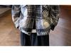 Men's Retro Plaid Wool Coat - Autumn/Winter Casual Thickened Lapel Jacket 