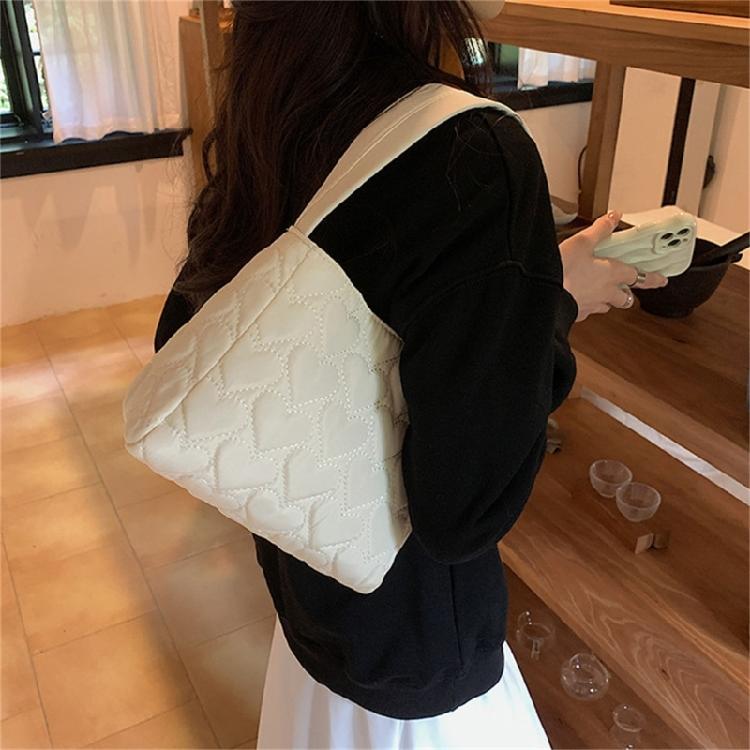 Fashionable Candy Color Underarm Bag Durable and Portable Handbag for Women
