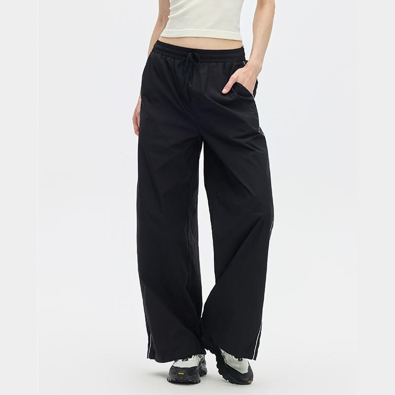 

Quick-Dry Paratrooper Running Pants with Side Stripe - Sun Protection for Casual Sports Large