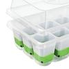 pots 12-cell Seedling Starter Tray Indoor Garden Greenhouse Growth Potting with Cover Adjustable Humidity Germination Box