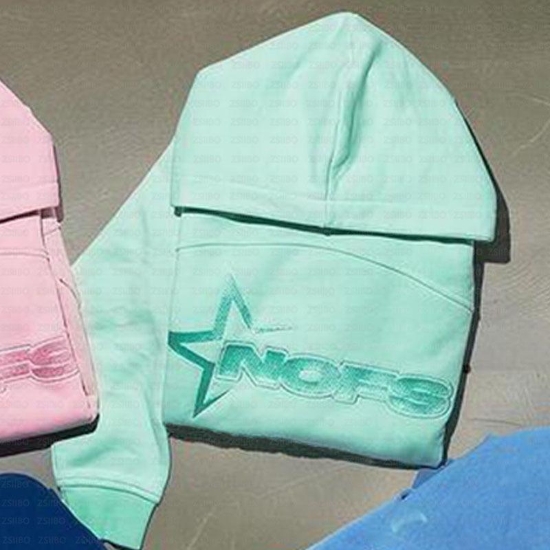 Unisex Eiropas tendence Y2K Brīvs hūdijs