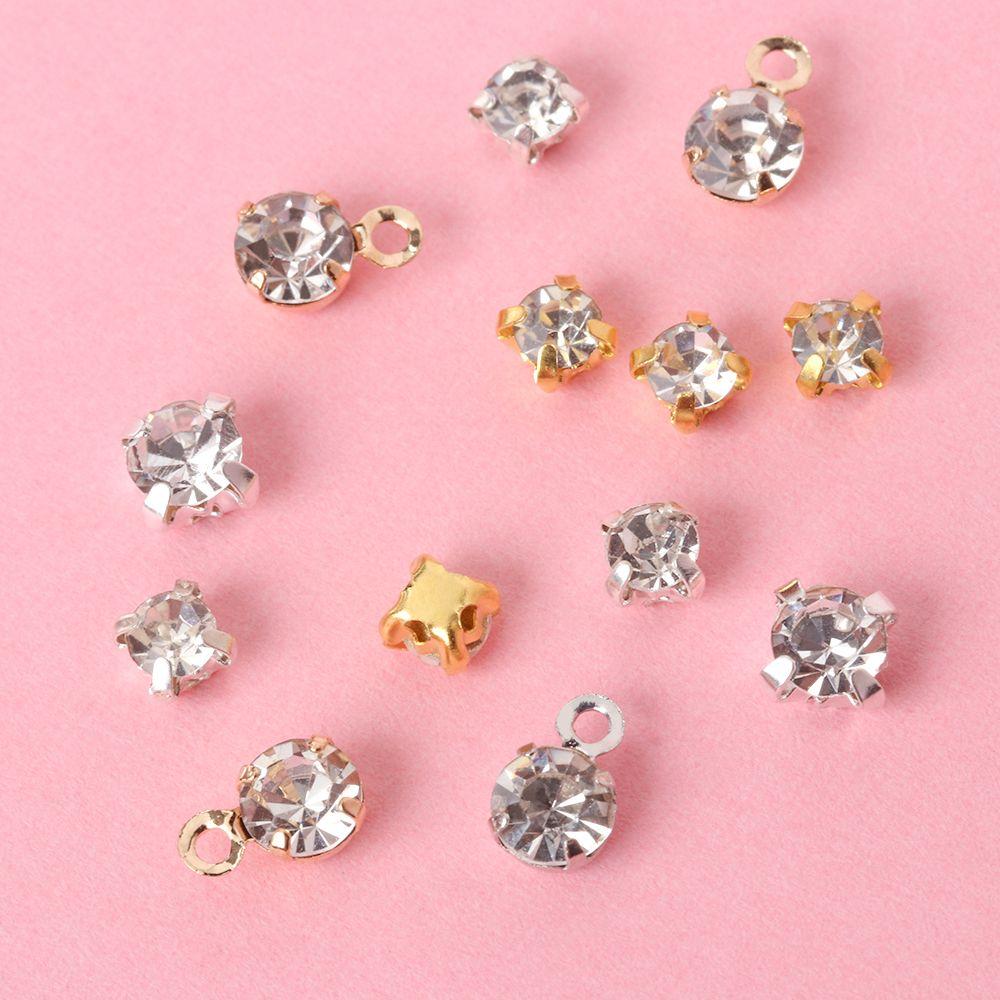 Accessories Patchwork Decoration Mini Button Rhinestone Buckles DIY Doll Clothes Necklace Buttons