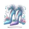 2D Flat High Heels DIY 5D DIY Diamond Art Tabletop Decorations Diamond Painting Desktop Decorations Bedroom Table Decoration