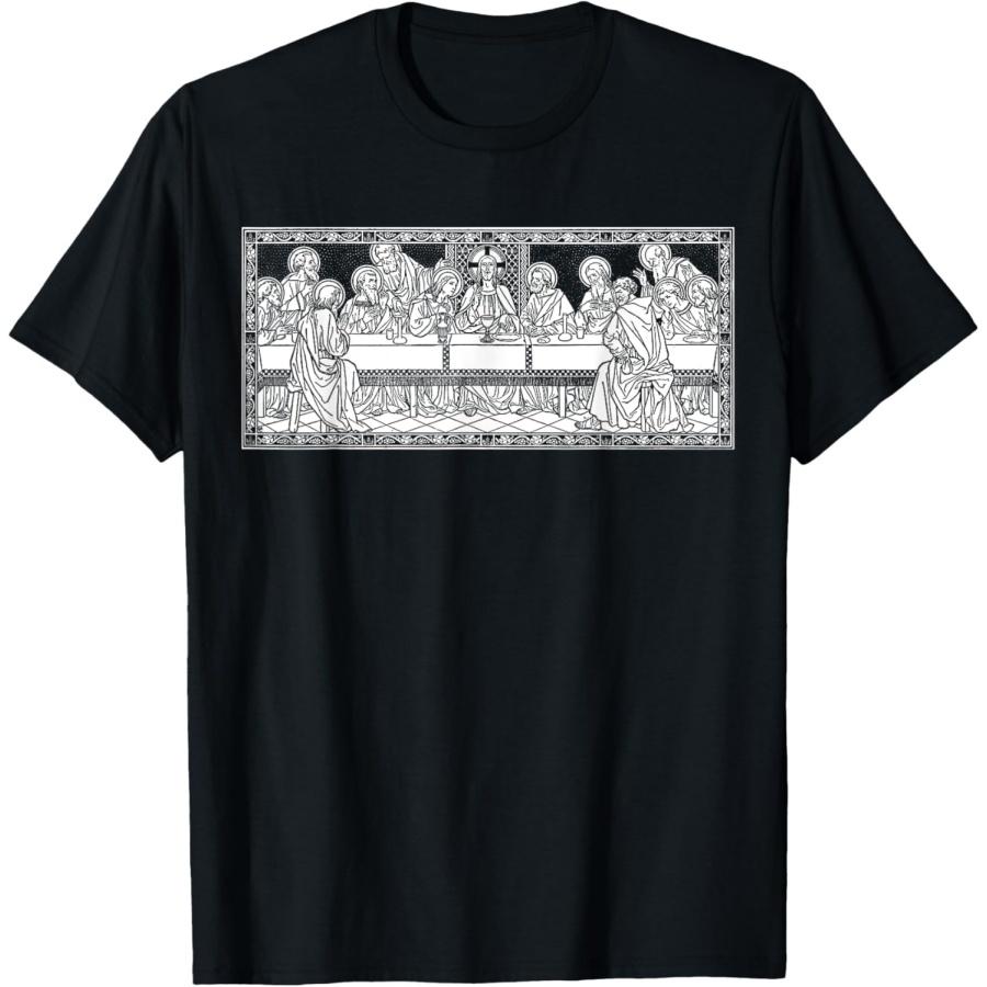 Тайная вечеря с Иисусом католическая Пасха Миссал Романум футболка XXXXXL чёрный