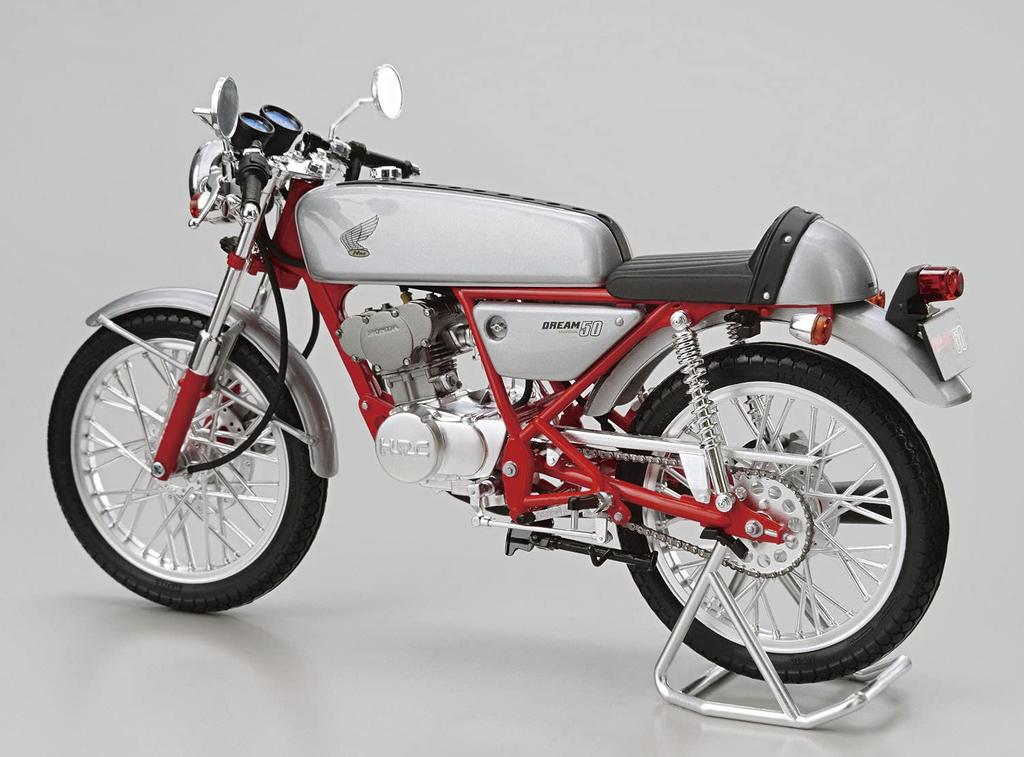 Aoshima Bunka Kyozai The Bike Series 66 Honda AC15 Dream 50 1997 Custom Plastic Model Kit 1/12 No.