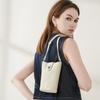Mała torebka na ramię crossbody ze skóry bydlęcej, torebka na telefon komórkowy, skóra naturalna, pionowa, codzienna, mała torebka typu worek
