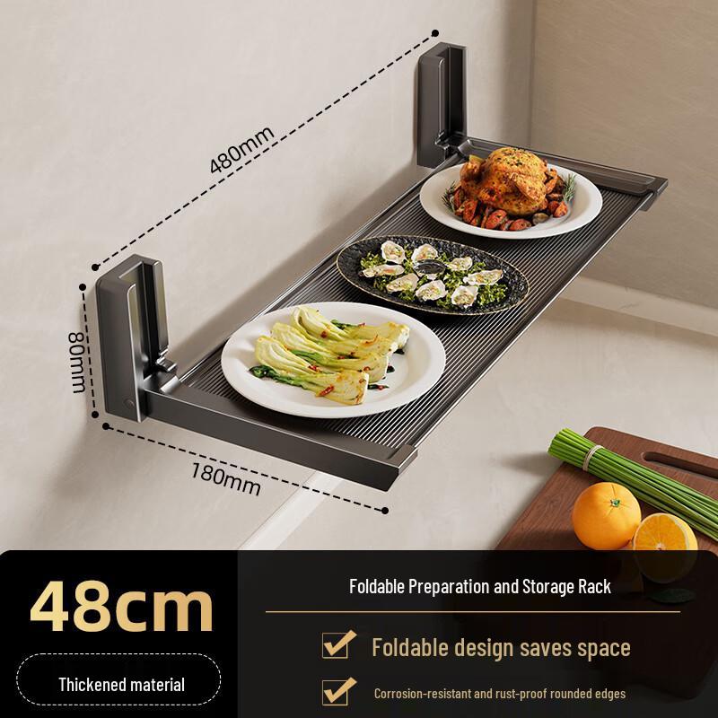 Xuanyong Foldable Kitchen Prep Storage Rack