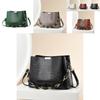 Chic Crossbody Bucket Bag For Women Modern Design Stylish Chain Detail And High Quality Pu Material