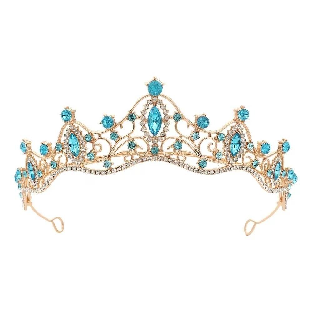 Sparkling Bridal Crown Luxury Queen Princess Tiara Hair Ornaments Crystal Crown  Wedding