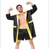 Unisex Boxing Hooded Cape Costume Stage Walk Martial Arts Performance MMA Entrance Outfit