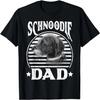 Mens Schnoodle Dad Retro Happy Father's Day T-Shirt