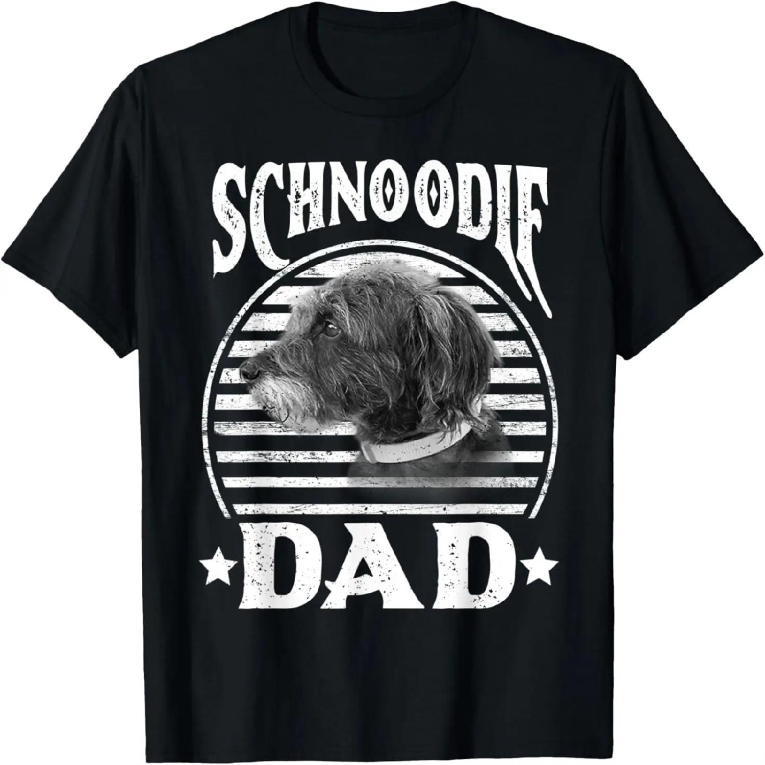 Mens Schnoodle Dad Retro Happy Father s Day T-Shirt XXXXXL разноцветный
