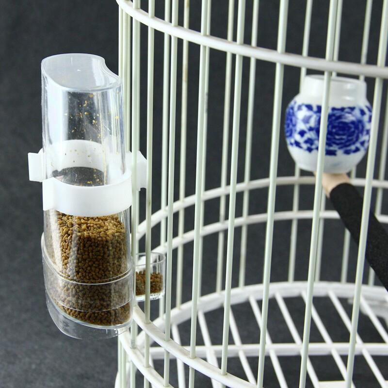 Automatic Bird Water Dispenser High Transparent Bird Cage Water Feeder for Budgie Small Bird Breeding Pet Supplies