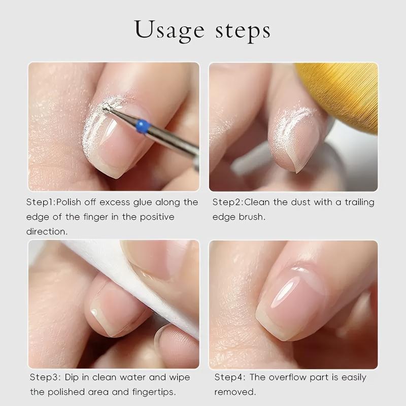 A Set of Drill Bits, Using Low-allergy Tungsten Carbide Tips, Medium Grit (M), Suitable for Removing Nail Polish, Cuticles, and Gel Nail Polish