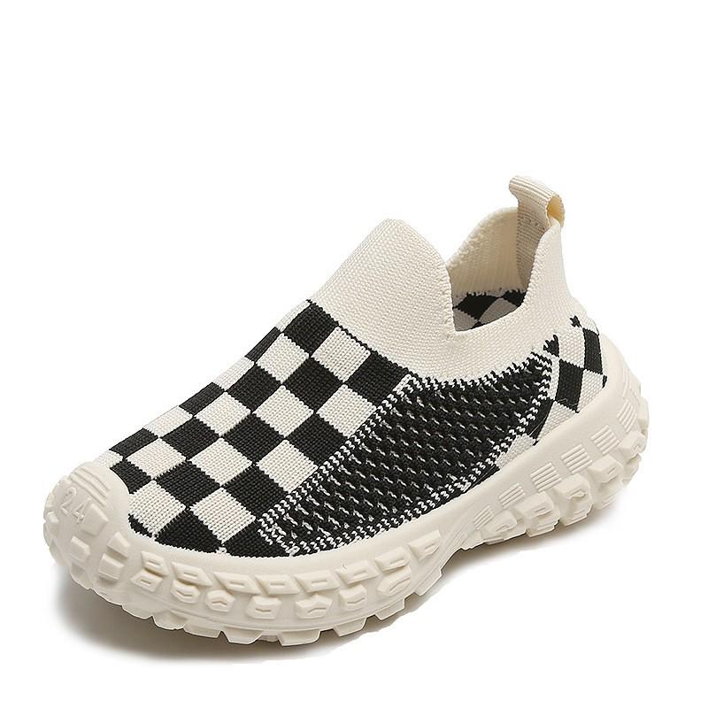 Children's Slip-On Mesh Sneakers for Boys and Girls - 2025 New Indoor Kindergarten Sock Shoes