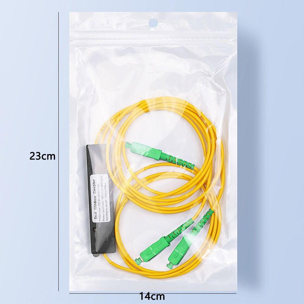 Yellow FTTH Splitter Box Low Loss Fiber Coupler New Fiber Optic Splitter  Computer Accessories