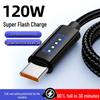 Horse Racing 120W Fast Charging Cable for Apple, Huawei, Type-C, Xiaomi Car Charger