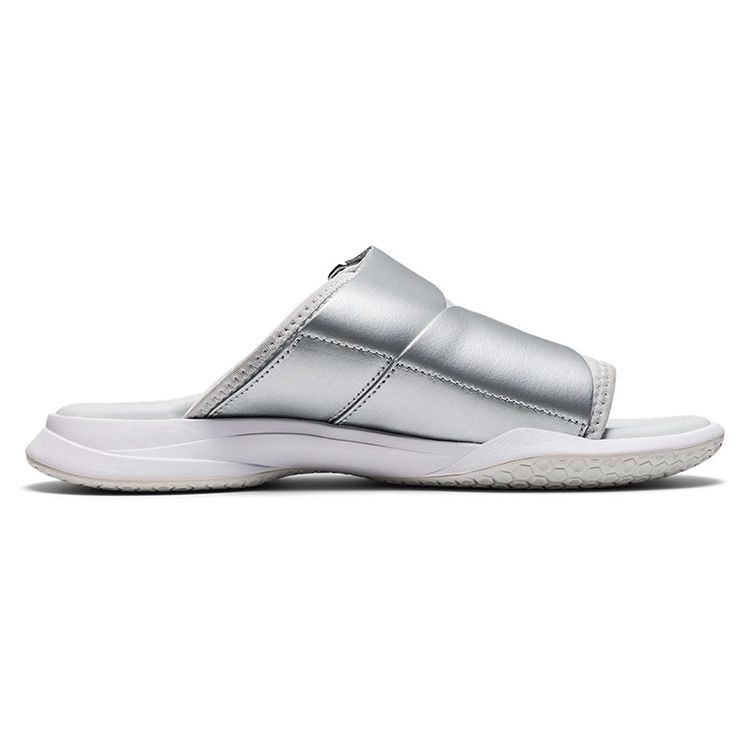 ONITSUKA TIGER Ohbori Slider 2.0 Slip-On Trendy Sports Non-Slip Slide Sandals Unisex Sandals Silver 1183B499-020