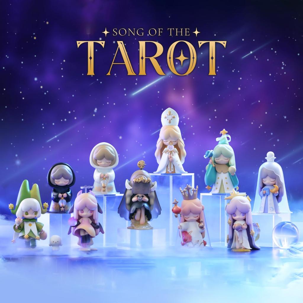 52TOYS BLINDBOX Song of the Tarot Series Blind Box Blind Box Trading Gachapon Perfect Gift for and 10cm LAPLLY Figure, Figure, Doll, Collectible,