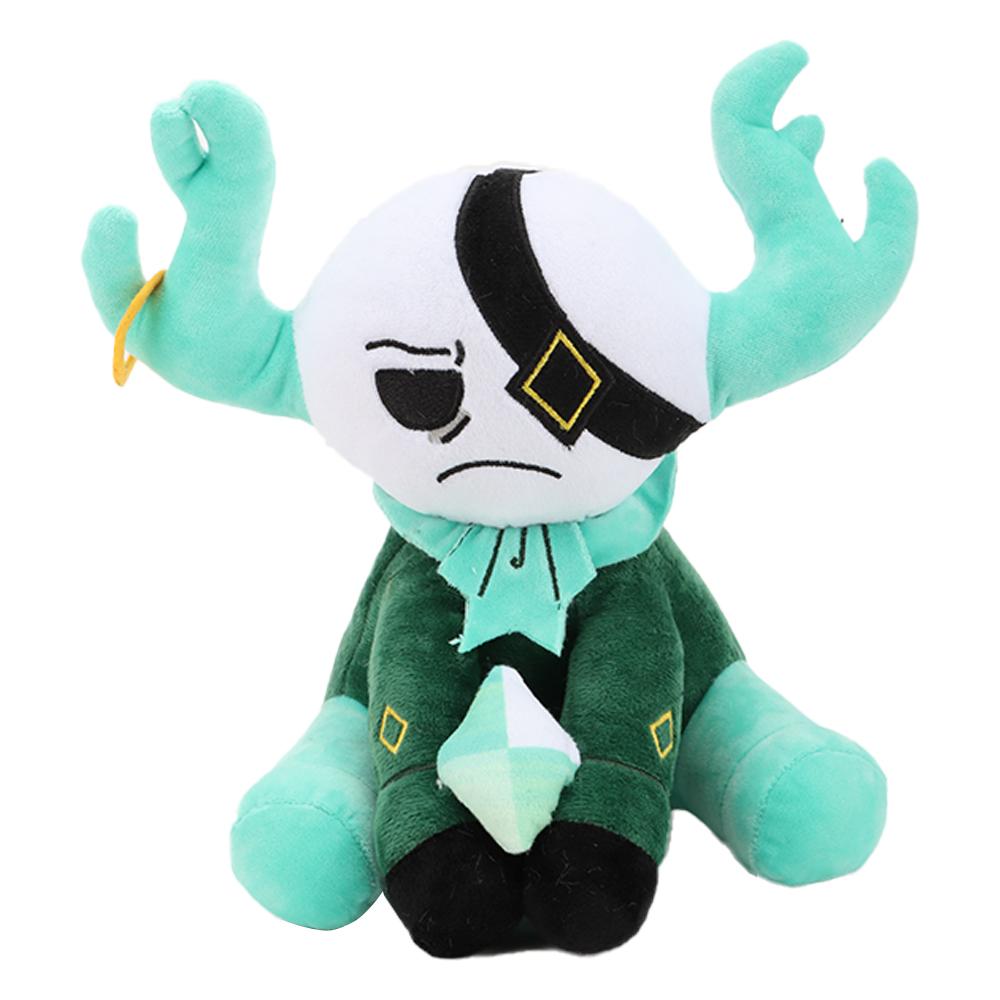 

25cm Phighting Medkit Plush Toys Two-horned Cow Plush Toys Game Peripheral Figure Cattle Dolls Fans Birthday Gifts Toys for Kids