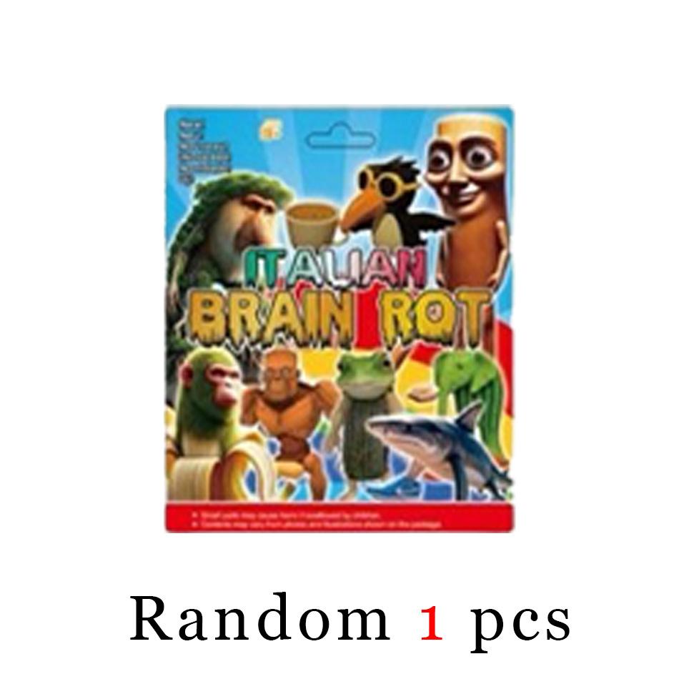 Italian Brainrot AI Animals Tung Tung Tung Sahur Figure Tralalelo Tralala Figurine Doll Toy Desk Decoration Model Ornament Gift