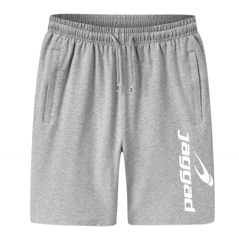 FEGKZLI Fashion 100% katoenen vrijetijdsshorts voor heren, joggingbroeken, joggingbroeken voor sportscholen XL grijs