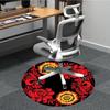1PC Floral Pattern Chair Carpet for Office Non-Slip, Lightweight, Machine Washable Rug for Office, Sleeping, Room - Holiday DecorPolyester,