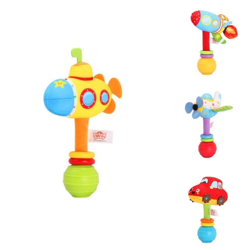 Cute Plush Rattle Bell Baby Toy For 0-3 Year Old Babies