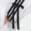 Adidas Bowknot Three Stripes Loose Breathable Comfortable Soft Skin-Friendly Jacket Women Jacket White JY5651