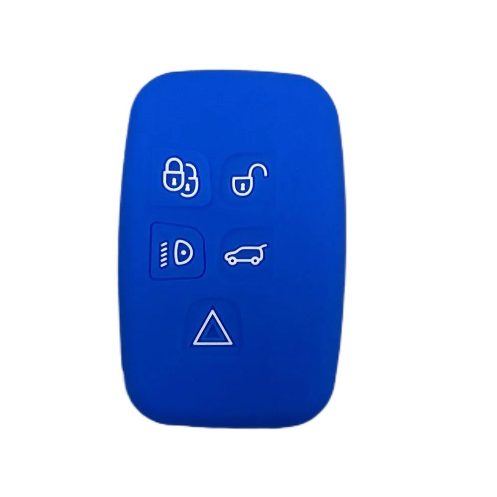 silicone car key case holder shell soft remote cover protector for Land Rover Range Rover Sport Discovery 3 4 Elander 2 Evoque