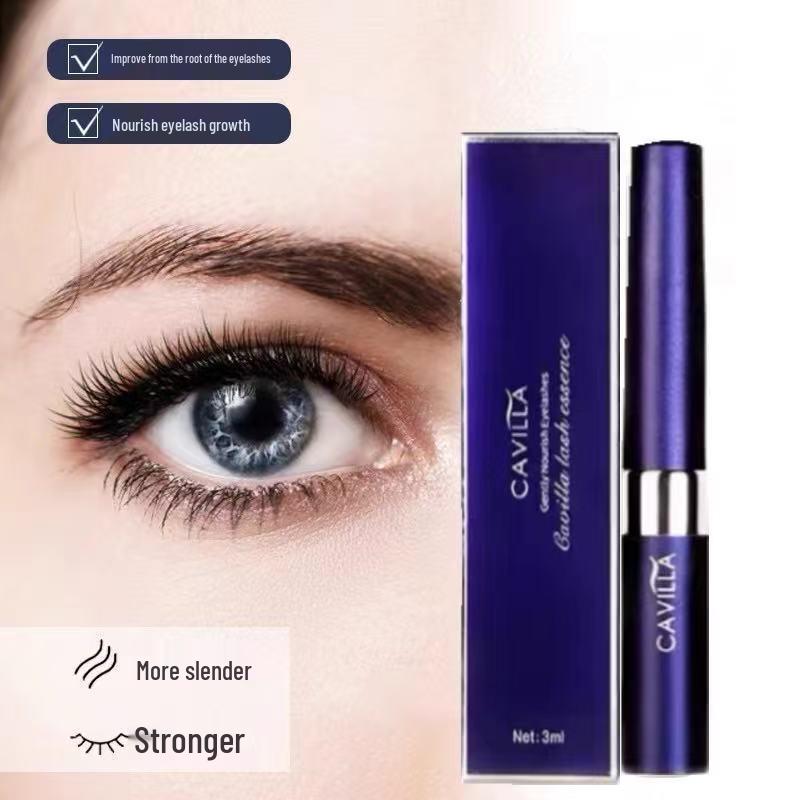 Cavilla Eyelash & Eyebrow Growth Serum - Thickening, Curling, Waterproof, Smudge-proof, 3ml