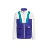 Originals Casual Sports Stand Collar Jacket for Men, Blue and White