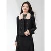 Elegant Women's Feather Down Collar Jacket