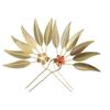 Minorities Hair Accessories Thai Headdress Ancient Style Headwear U Shape Hairpin Metal Hair Sticks