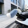 Peluş Tilki Kuyruğu Süsü Statik Ses Kontrollü Hareketli Dekor Kolye Motosiklet Elektrikli Araç Araba Arka Süsü İçin